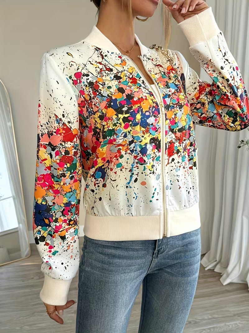 Riena - Veste À Imprimé Tie-dye Aux Couleurs Vives