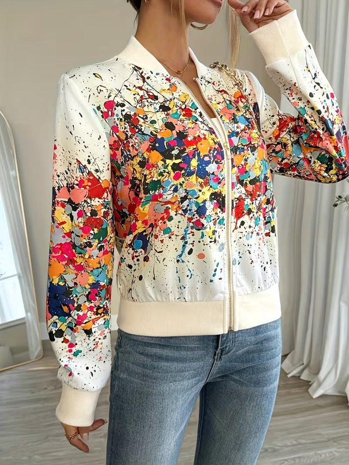 Riena - Veste À Imprimé Tie-dye Aux Couleurs Vives