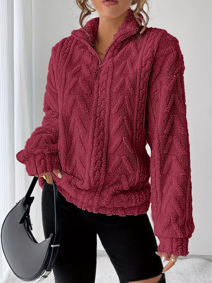 Nessia - Sweat-Chemise Polaire Chaud Et Polyvalent