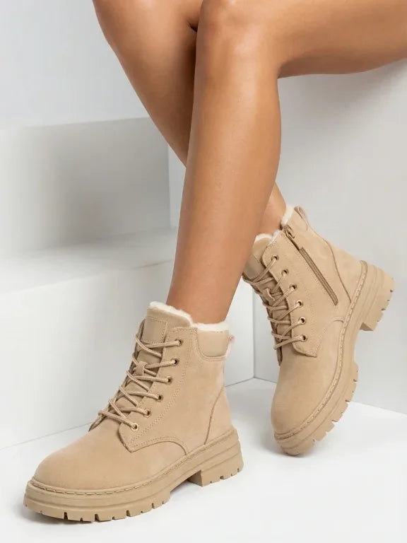 Alosia - Bottines à Lacets et Semelles épaisses