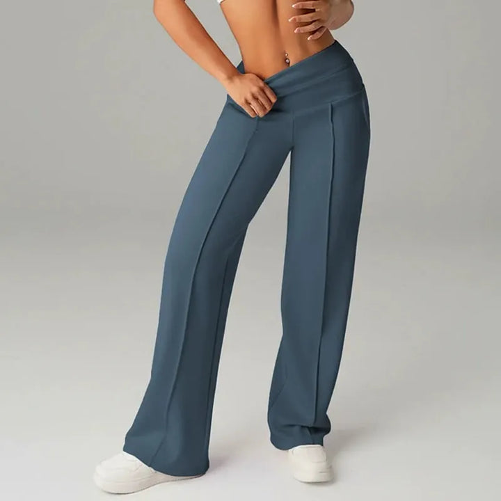 Alimatou - Pantalon Droit À Jambes Larges