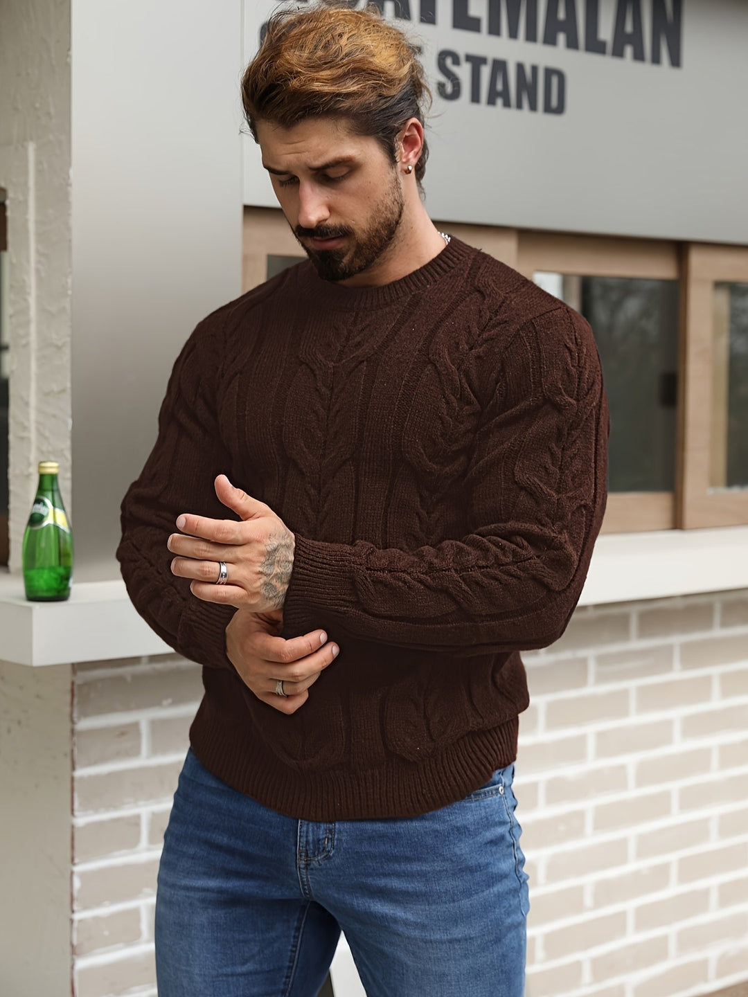 Bavon - Pull Décontracté À Rayures
