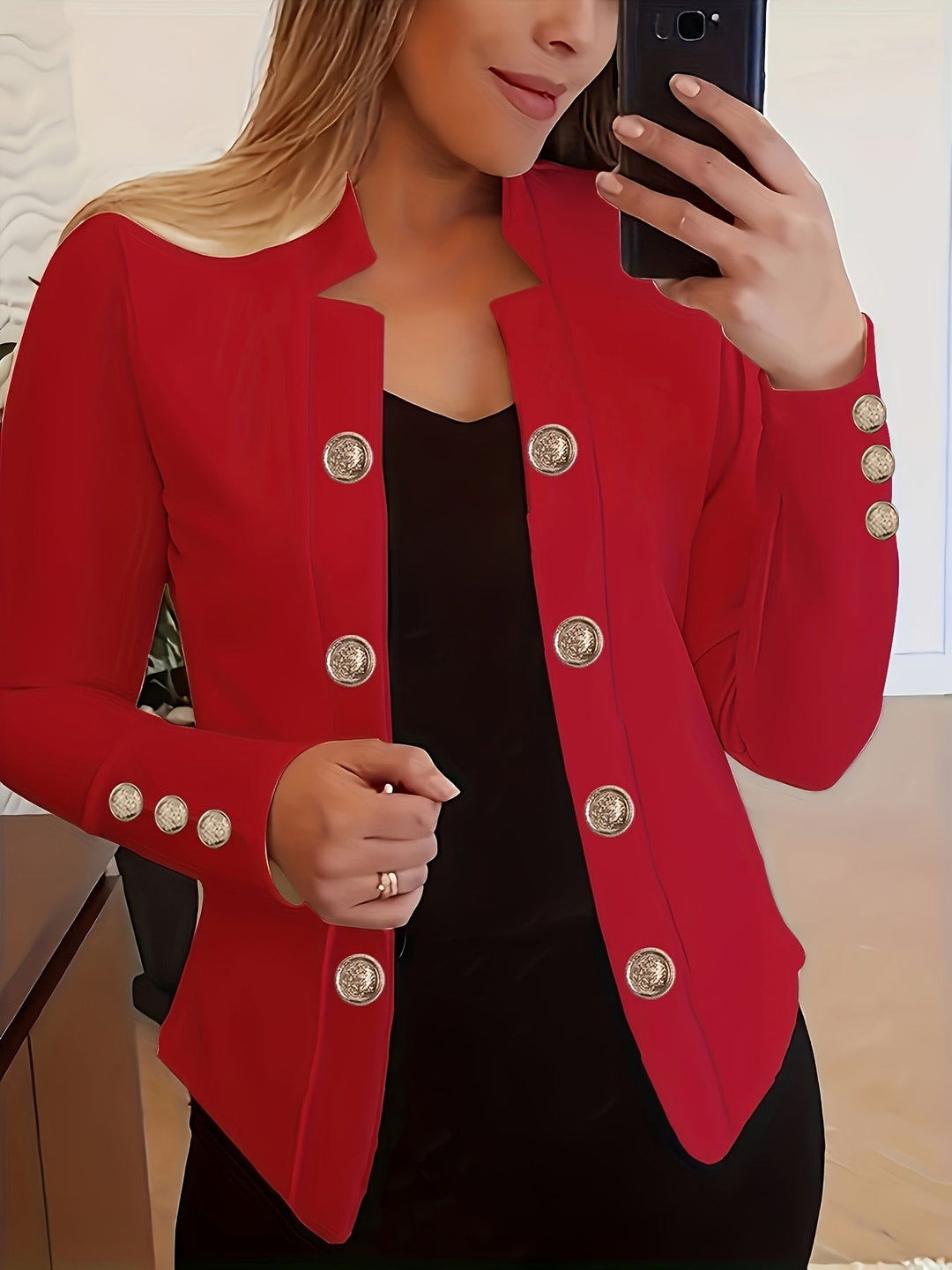 Raakel - Blazer À Manches Longues Et Poignets Avec Double Boutonnage Sur Le Devant