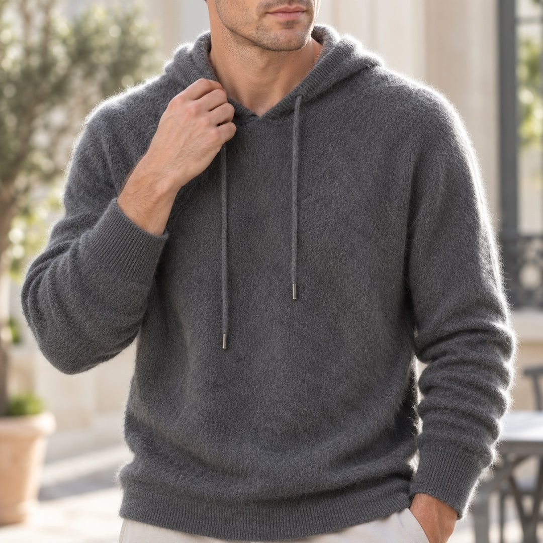 Fynch - Sweat à Capuche en Maille Avec Cordon de Serrage et Poignets Côtelés