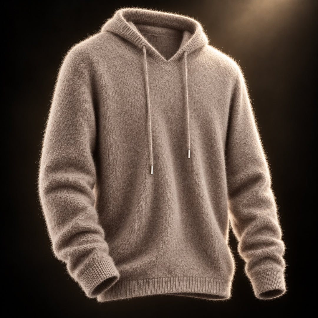 Fynch - Sweat à Capuche en Maille Avec Cordon de Serrage et Poignets Côtelés