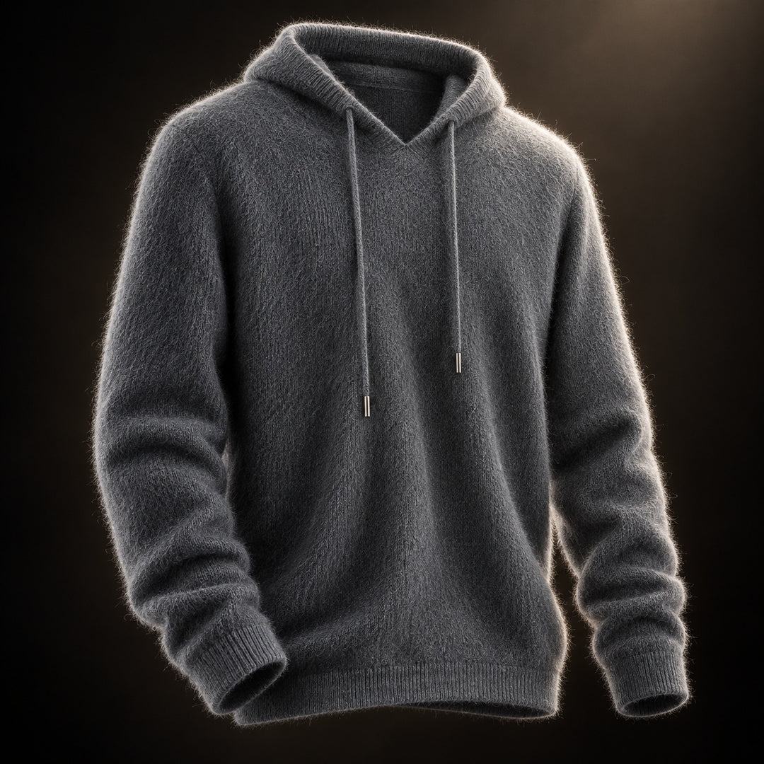 Fynch - Sweat à Capuche en Maille Avec Cordon de Serrage et Poignets Côtelés