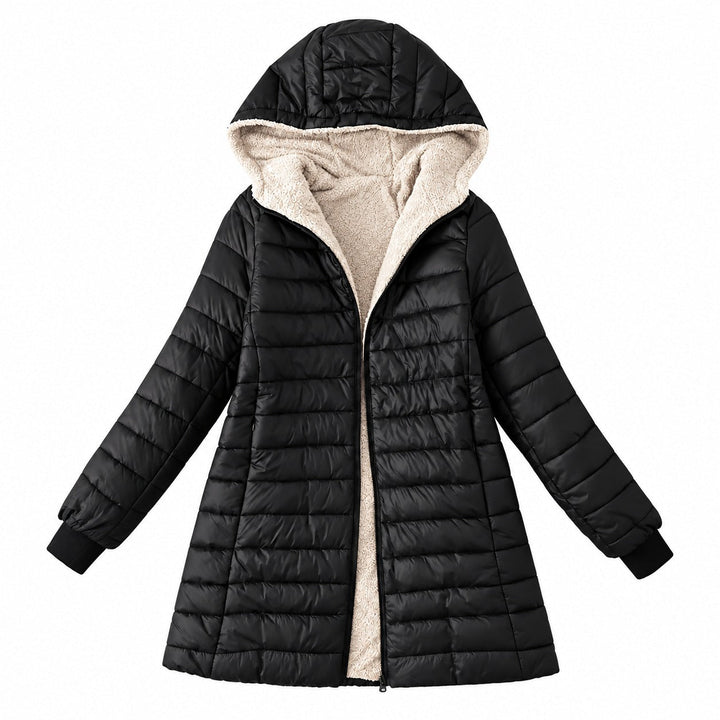 Mercy - Manteau D'hiver Doublé Avec Capuche