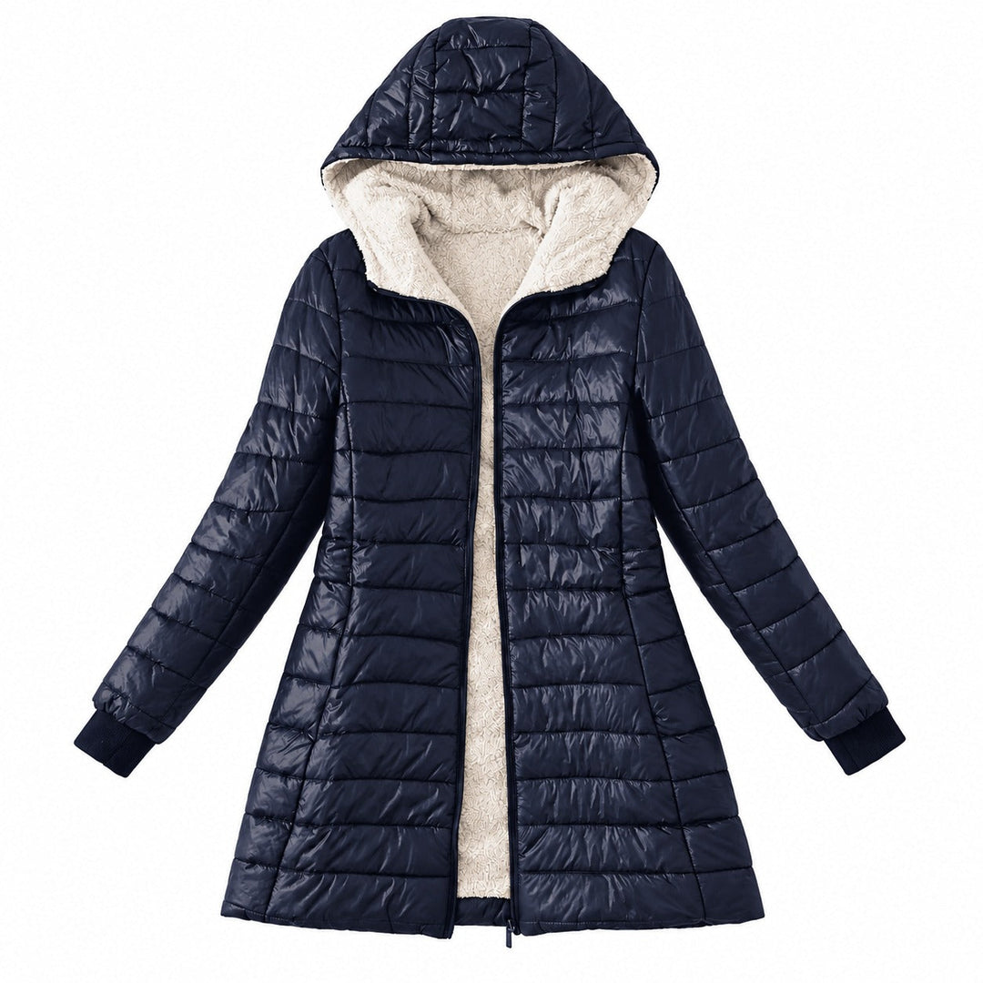 Mercy - Manteau D'hiver Doublé Avec Capuche