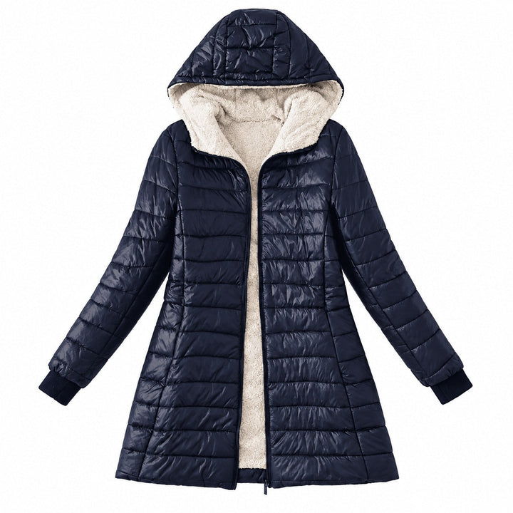 Mercy - Manteau D'hiver Doublé Avec Capuche