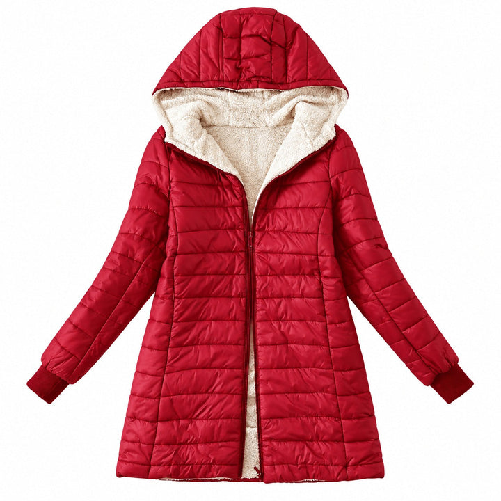 Mercy - Manteau D'hiver Doublé Avec Capuche
