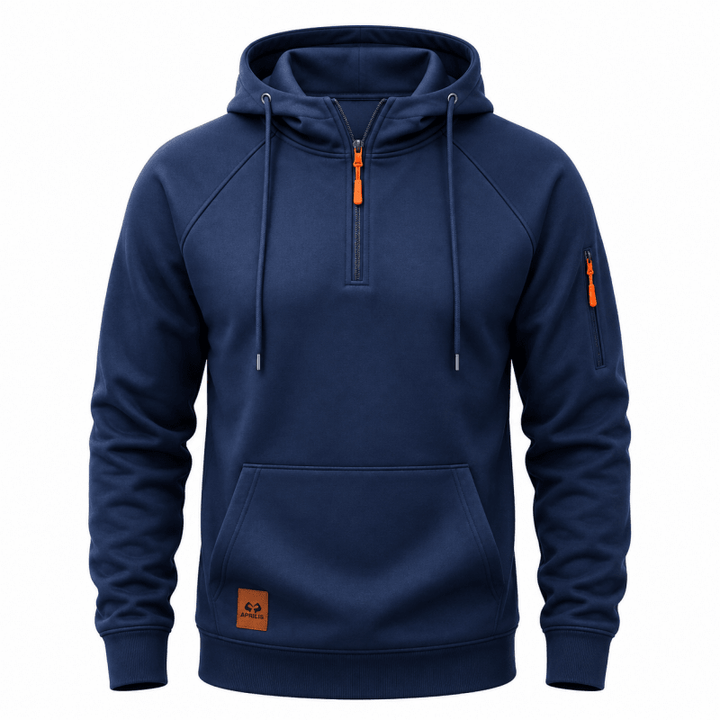 Juventus - Sweat À Capuche Avec Fermeture Éclair Quart De Longueur