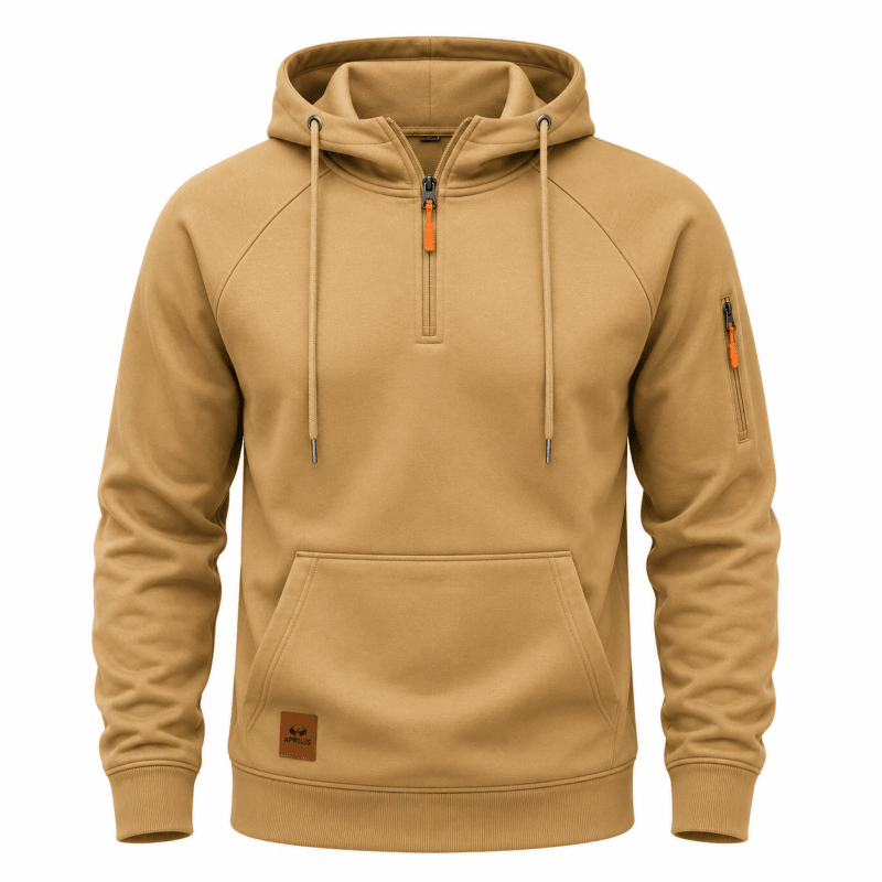 Juventus - Sweat À Capuche Avec Fermeture Éclair Quart De Longueur