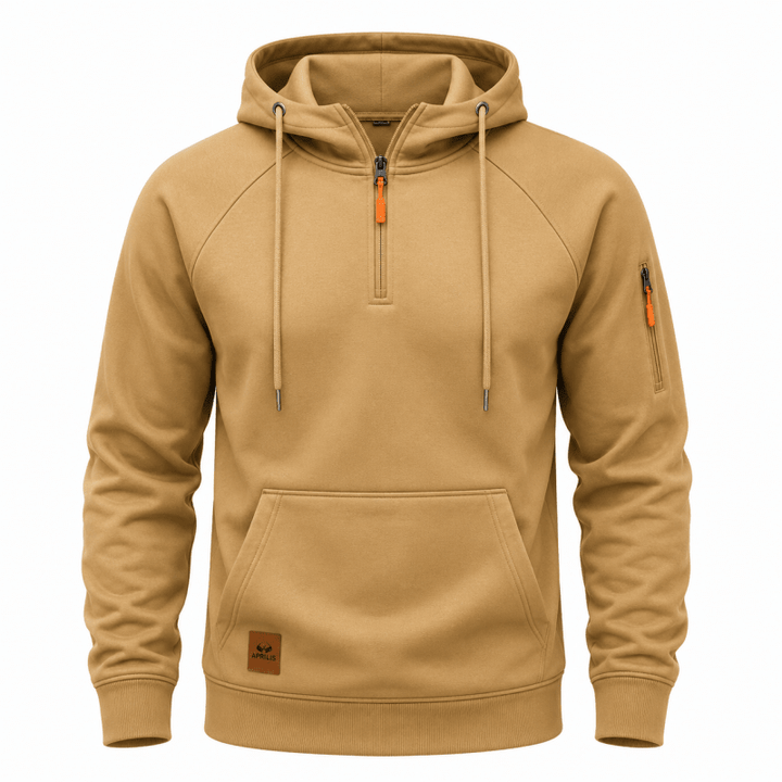 Juventus - Sweat À Capuche Avec Fermeture Éclair Quart De Longueur