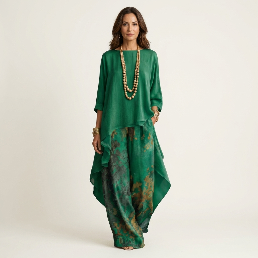 Ainan - Ensemble deux Pièces avec Tunique Asymétrique