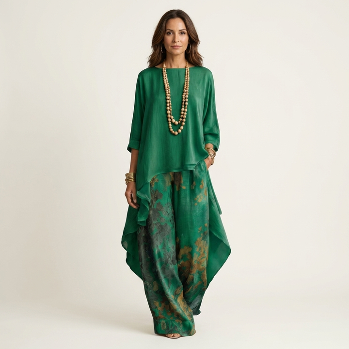 Ainan - Ensemble deux Pièces avec Tunique Asymétrique