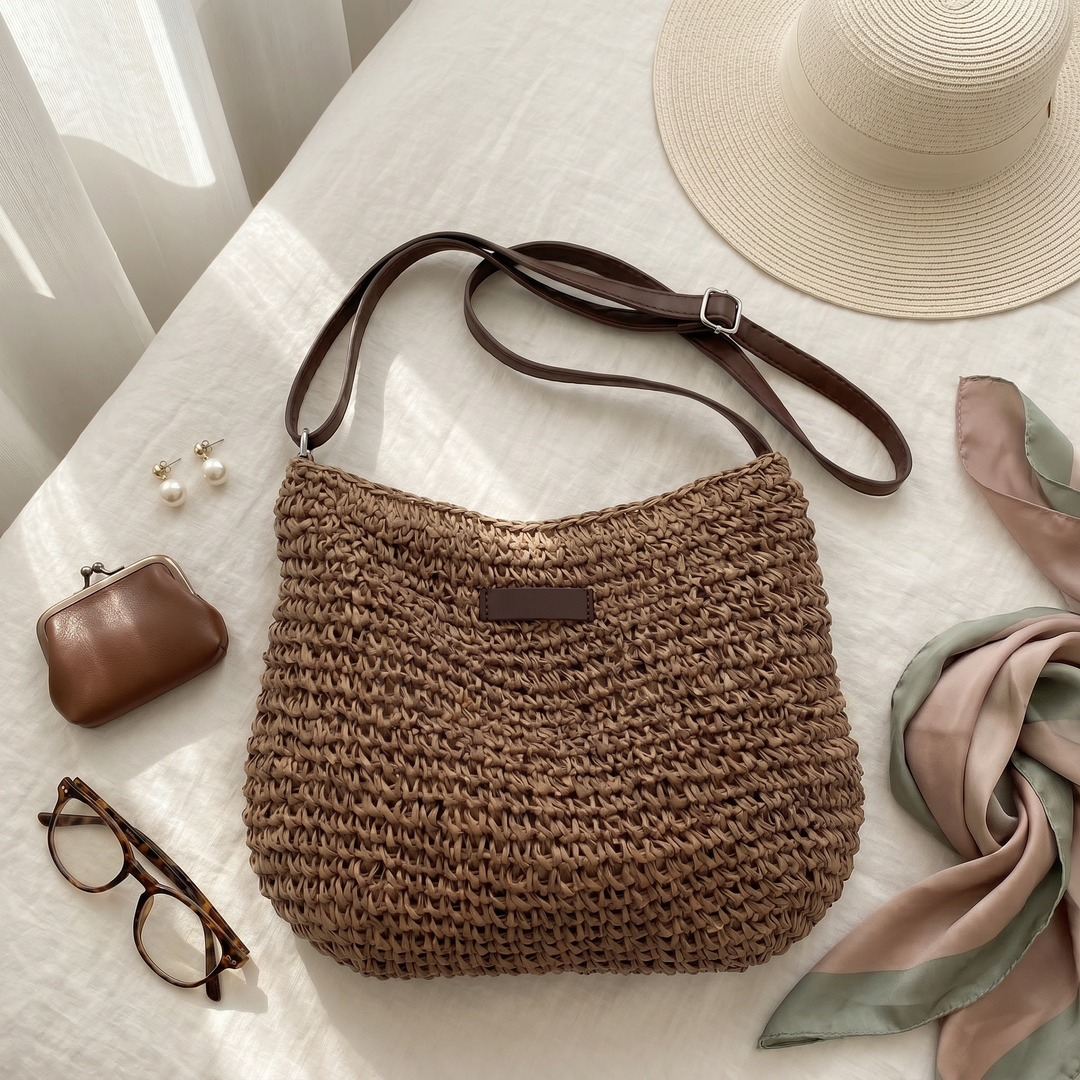 Liisi - Sac À Bandoulière Tissé Élégant