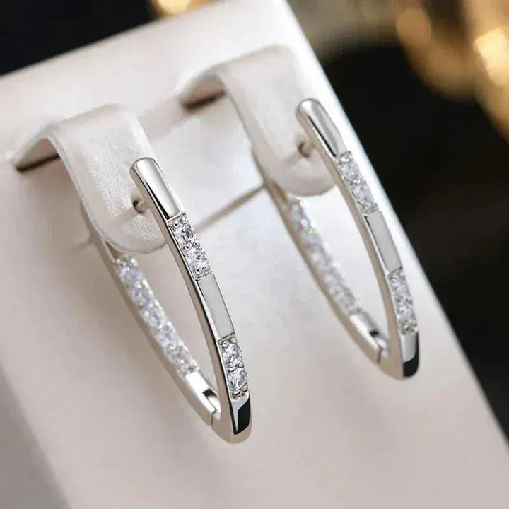 Florence - Boucles D'oreilles Raffinées Ornées De Zircons