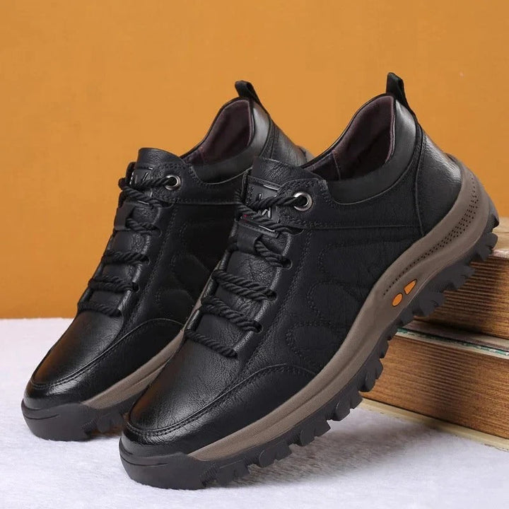 Faissoil - Bottes De Randonnée en Cuir Imperméables