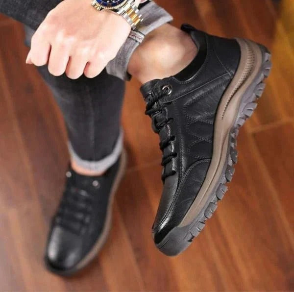 Faissoil - Bottes De Randonnée en Cuir Imperméables