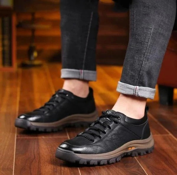 Faissoil - Bottes De Randonnée en Cuir Imperméables