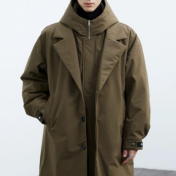 Krimz - Trench-Coat À Capuche Et Col À Revers