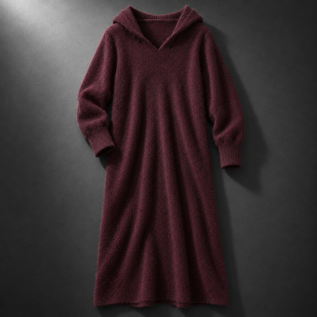 Karsyn - Robe en Cachemire À Capuche