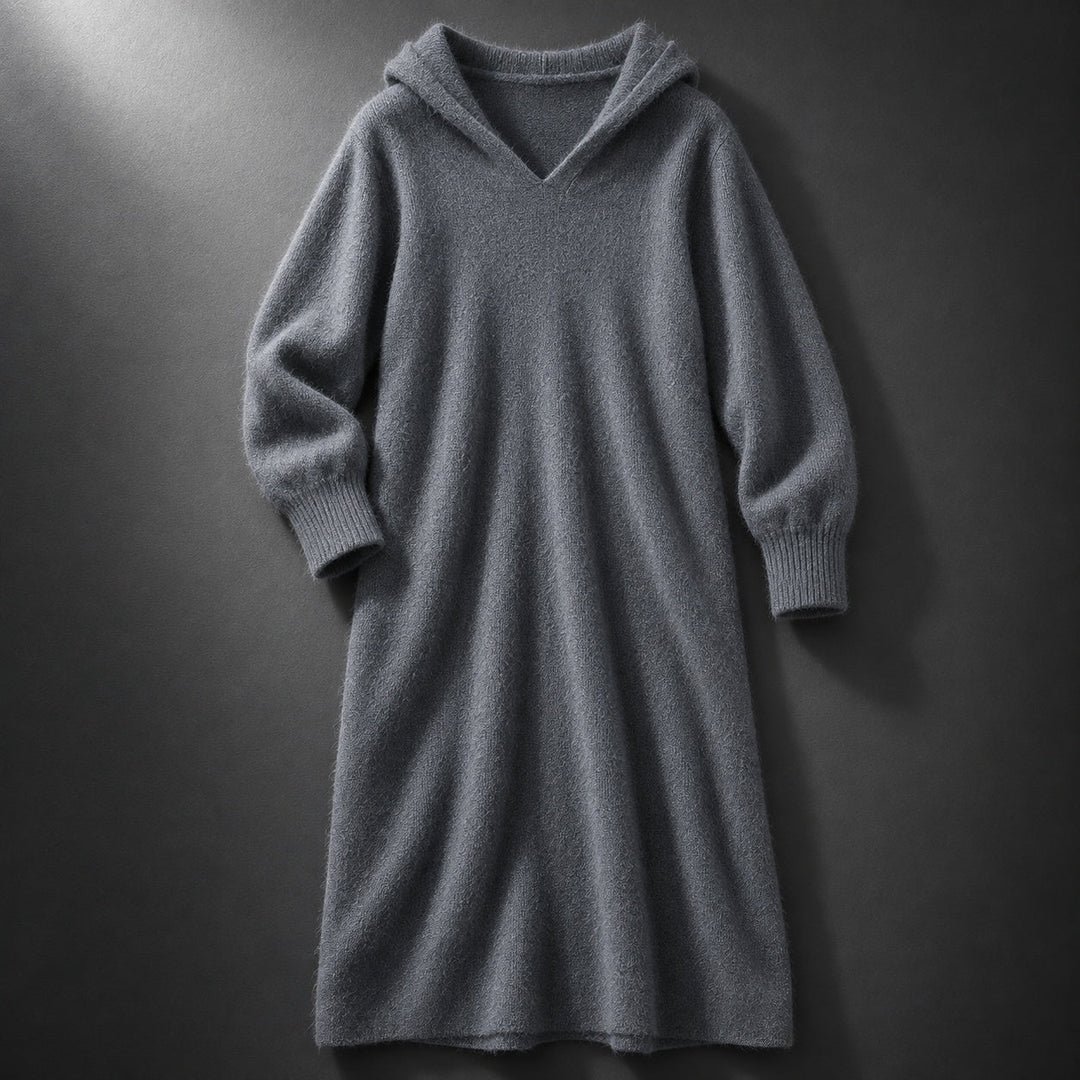 Karsyn - Robe en Cachemire À Capuche