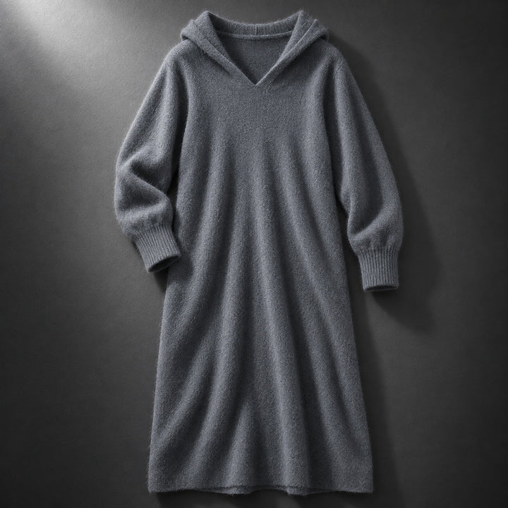 Karsyn - Robe en Cachemire À Capuche