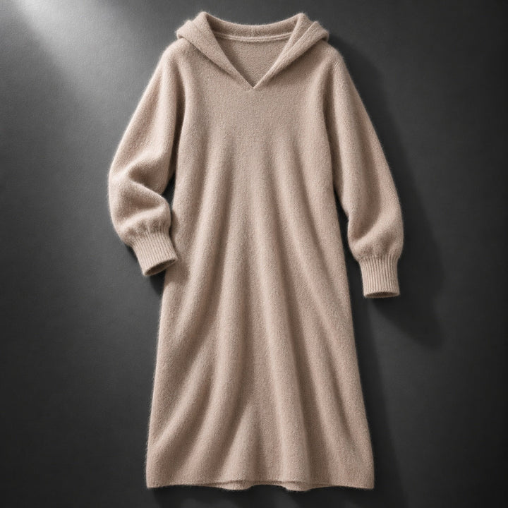 Karsyn - Robe en Cachemire À Capuche