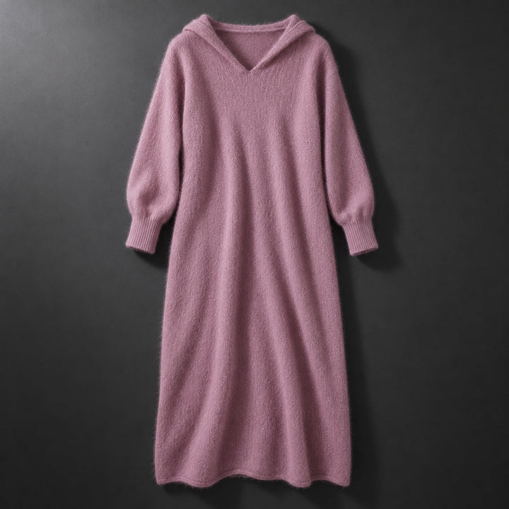 Karsyn - Robe en Cachemire À Capuche
