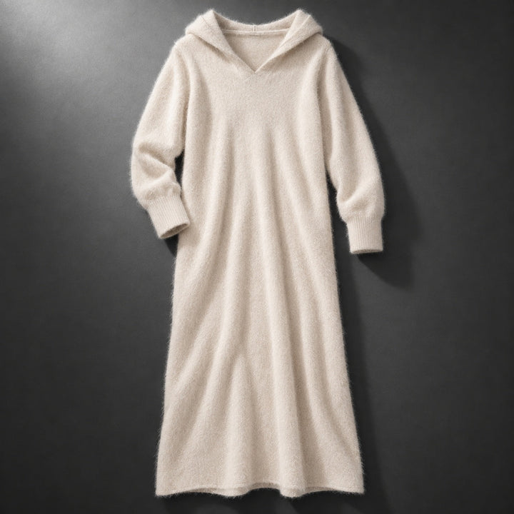 Karsyn - Robe en Cachemire À Capuche