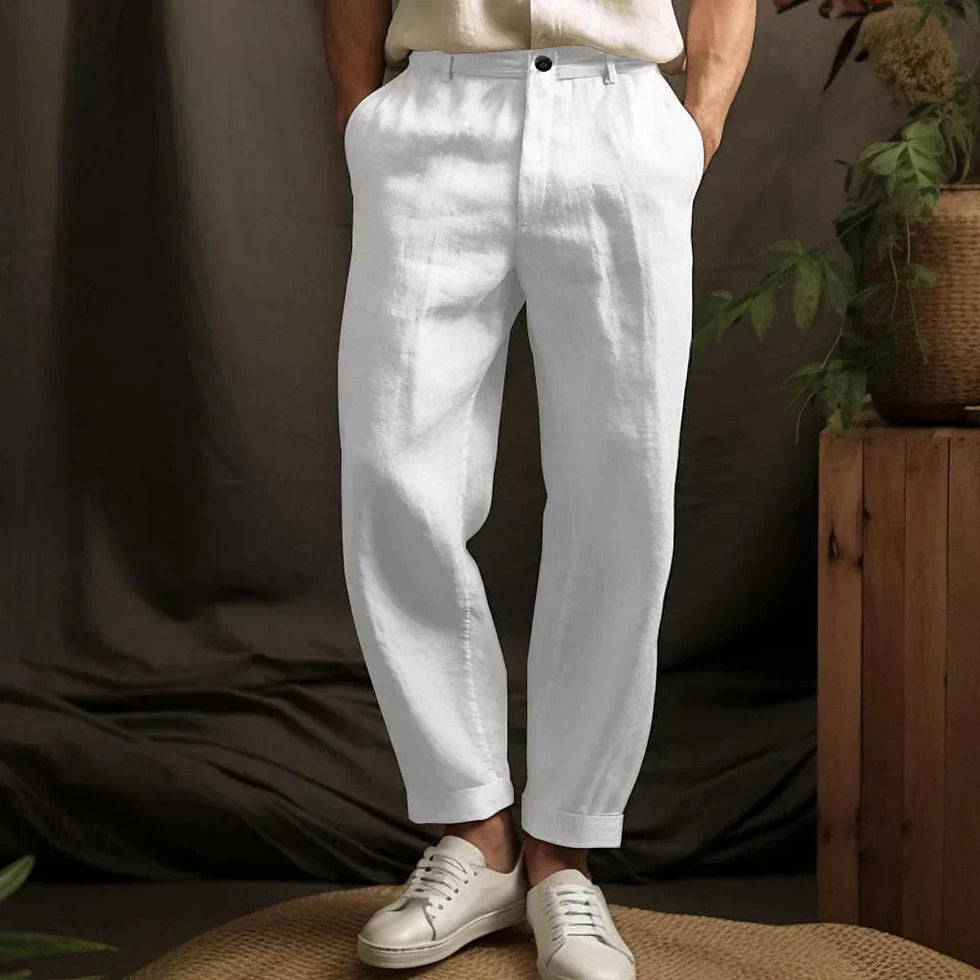 Derik - Pantalon D'été en Lin