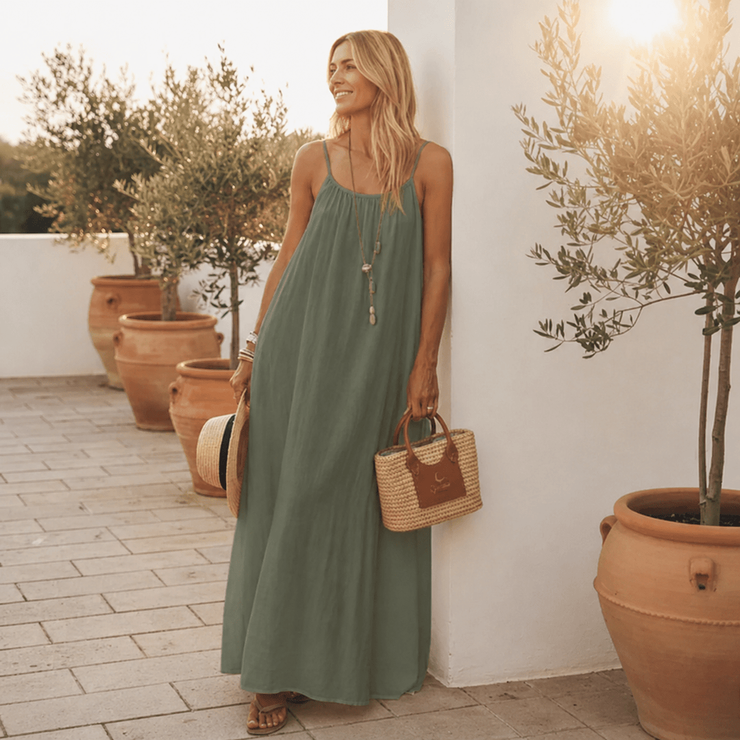 Diandra - Robe Longue Élégante Dos Nu