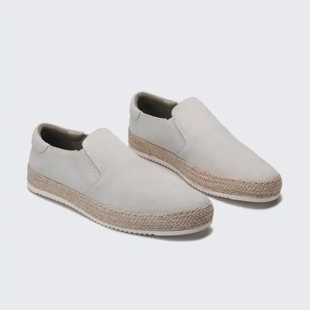 Hanya - Chaussures Slip on en Daim Avec Semelles d'Espadrilles