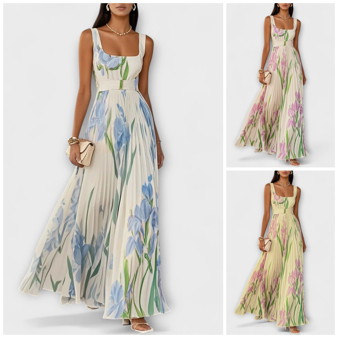 Tressa - Robe À Fleurs Sans Manches Élégante