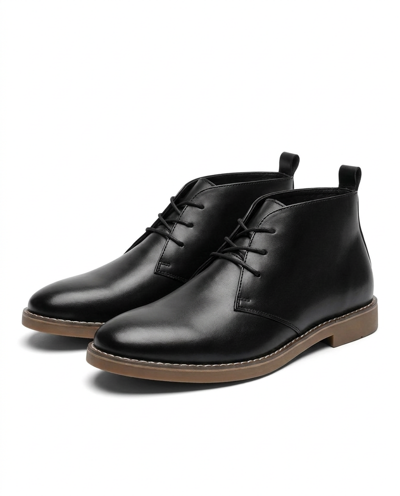 Mathyas -   Bottines Chukka en Cuir à Lacets