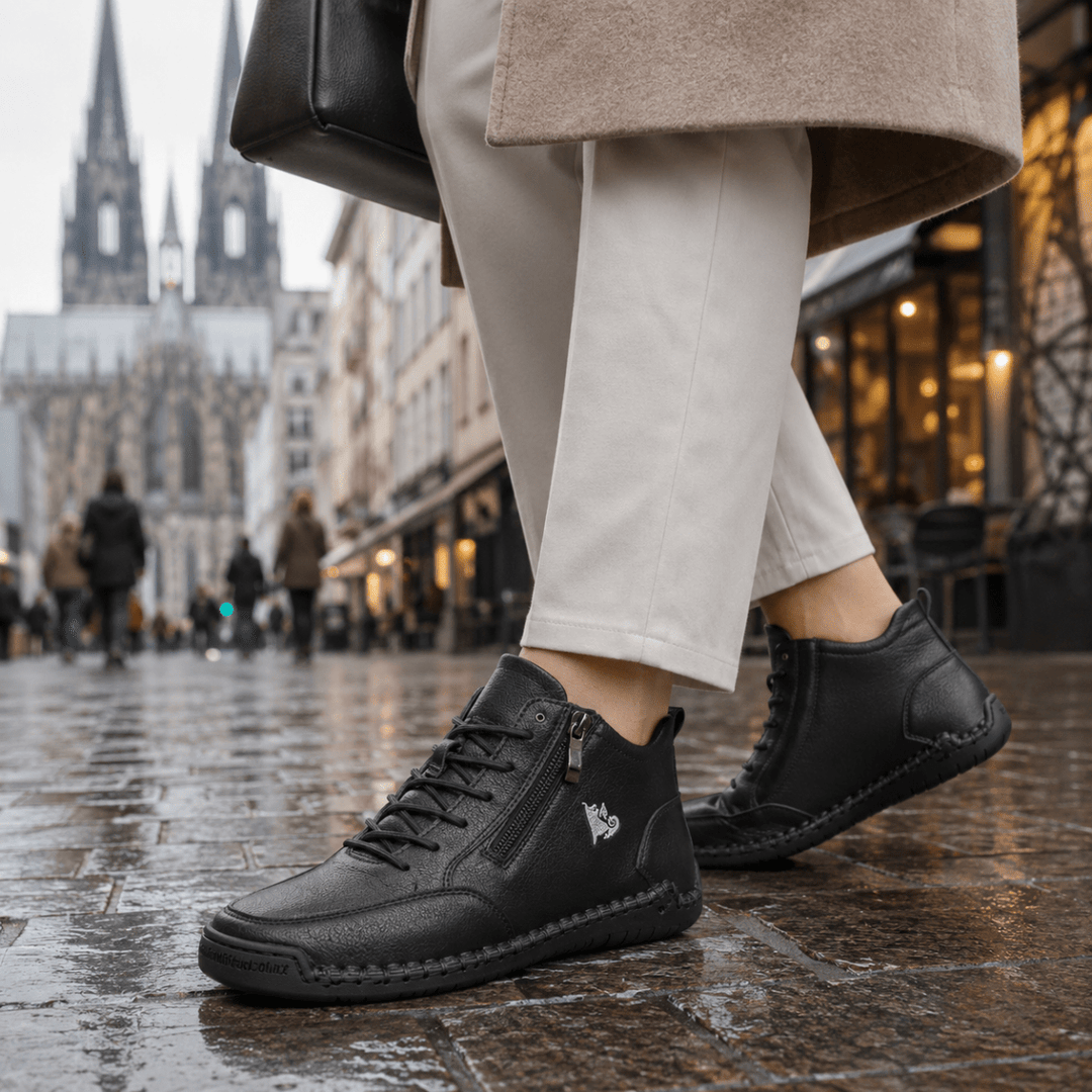 Kanning - Baskets À Lacets Avec Fermeture Éclair Latérale