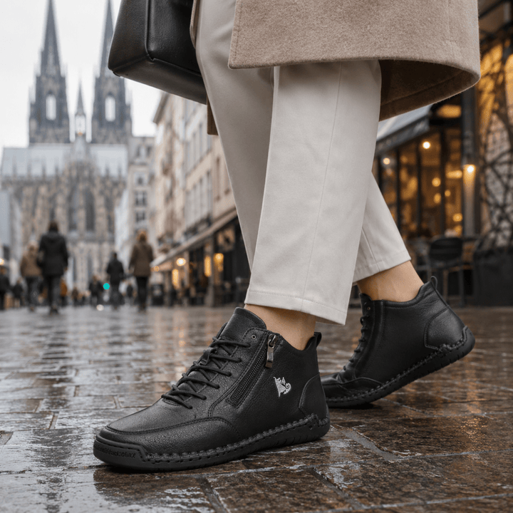 Kanning - Baskets À Lacets Avec Fermeture Éclair Latérale
