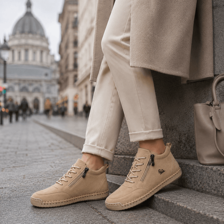 Kanning - Baskets À Lacets Avec Fermeture Éclair Latérale