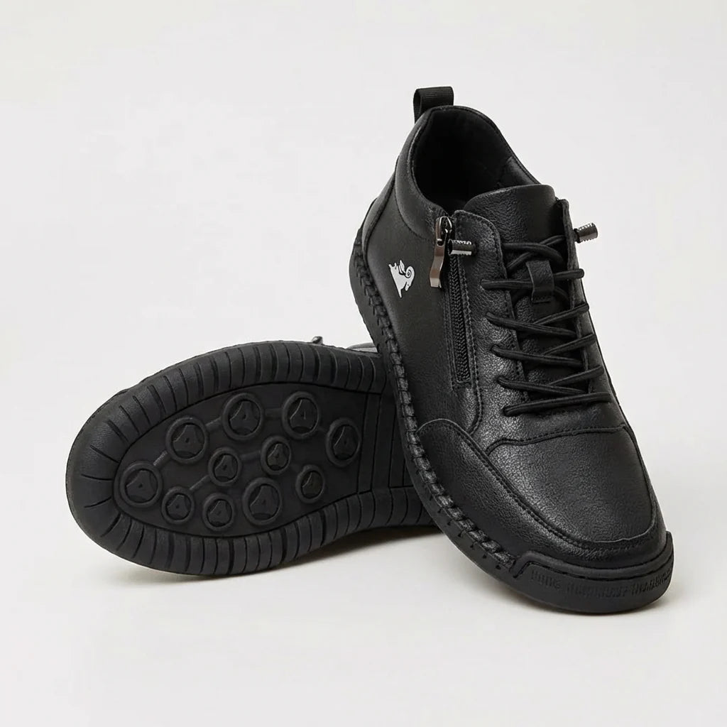 Kanning - Baskets À Lacets Avec Fermeture Éclair Latérale