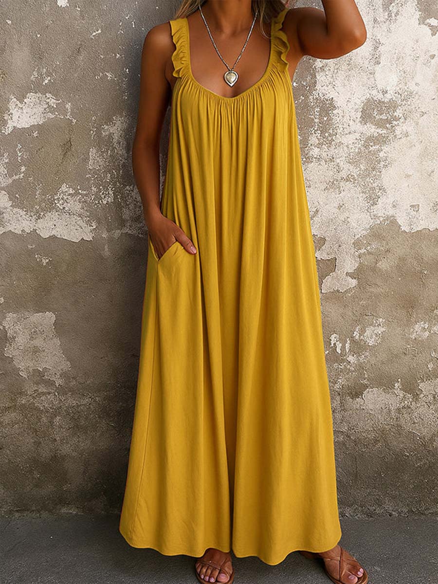 Nadjaa - Robe Longue Légère et Fluide
