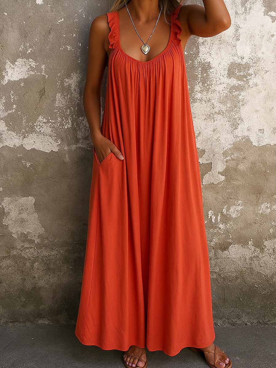 Nadjaa - Robe Longue Légère et Fluide