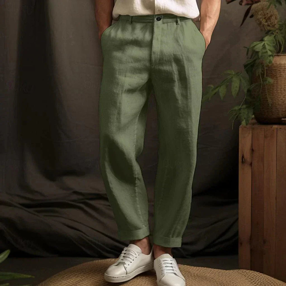 Derik - Pantalon D'été en Lin