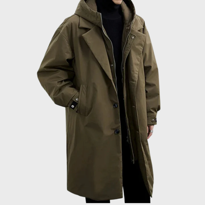 Krimz - Trench-Coat À Capuche Et Col À Revers
