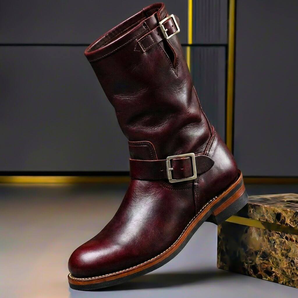 Quade - Bottines en Cuir Vintage