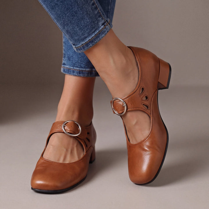 Kausar - Chaussures en Cuir Confortables