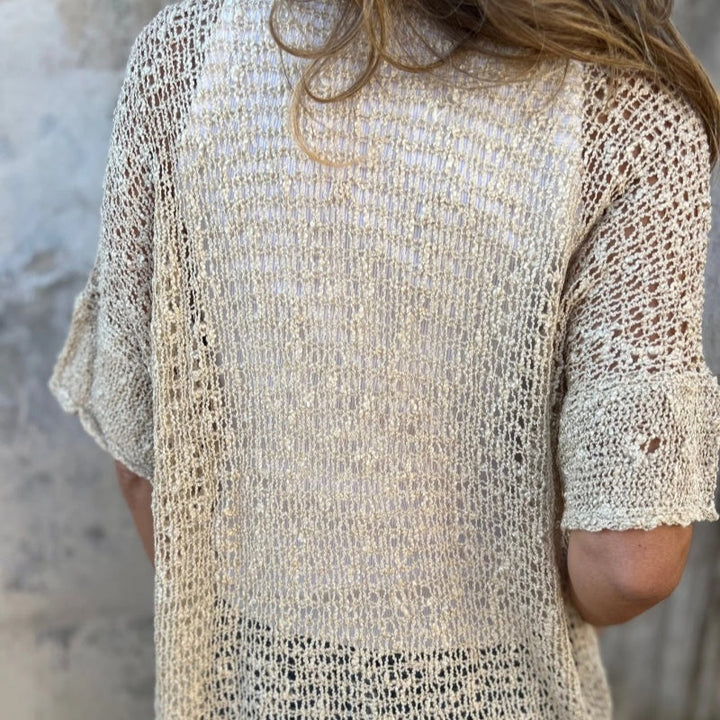 Hania - Haut en Maille À UN Bouton