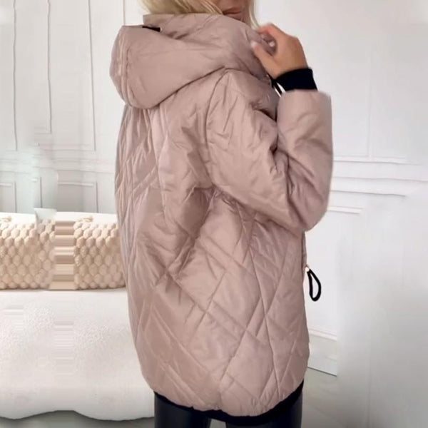 Andisa - Veste D'hiver À Capuche Et Fermeture Éclair