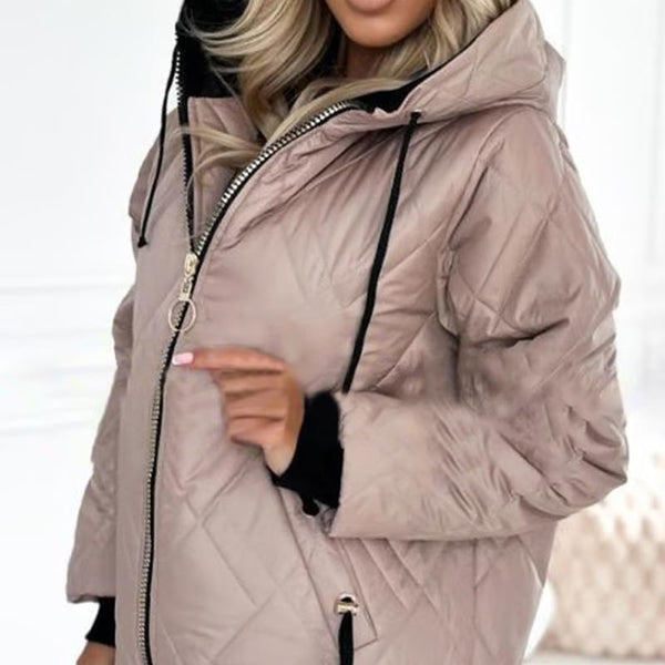 Andisa - Veste D'hiver À Capuche Et Fermeture Éclair