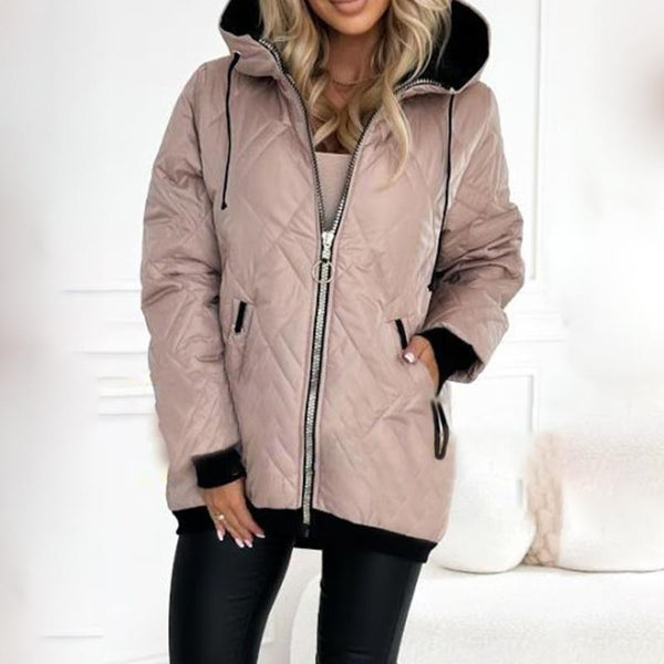 Andisa - Veste D'hiver À Capuche Et Fermeture Éclair